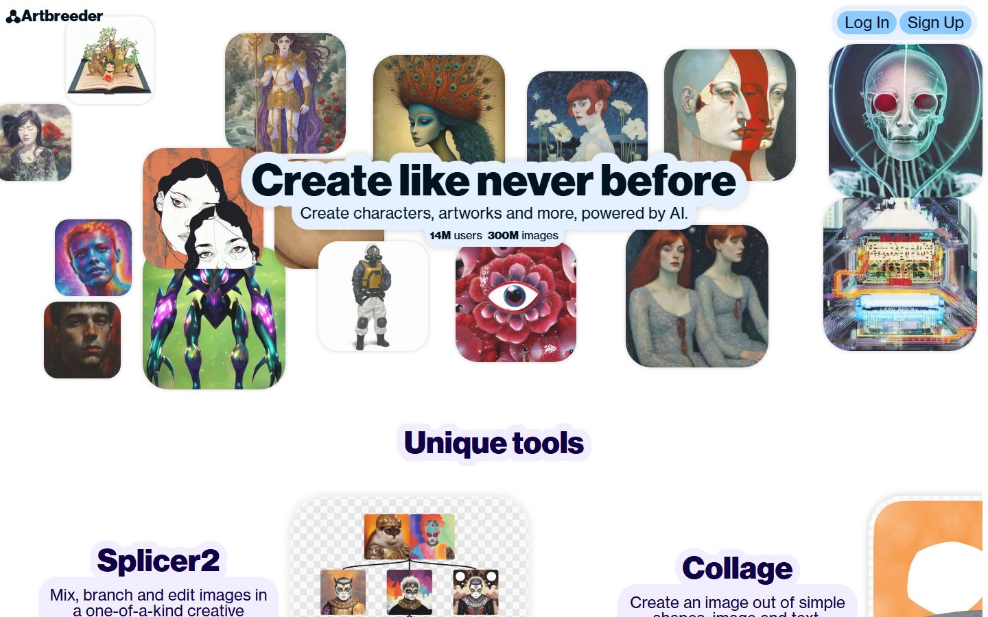 Artbreeder Studio interface screenshot
