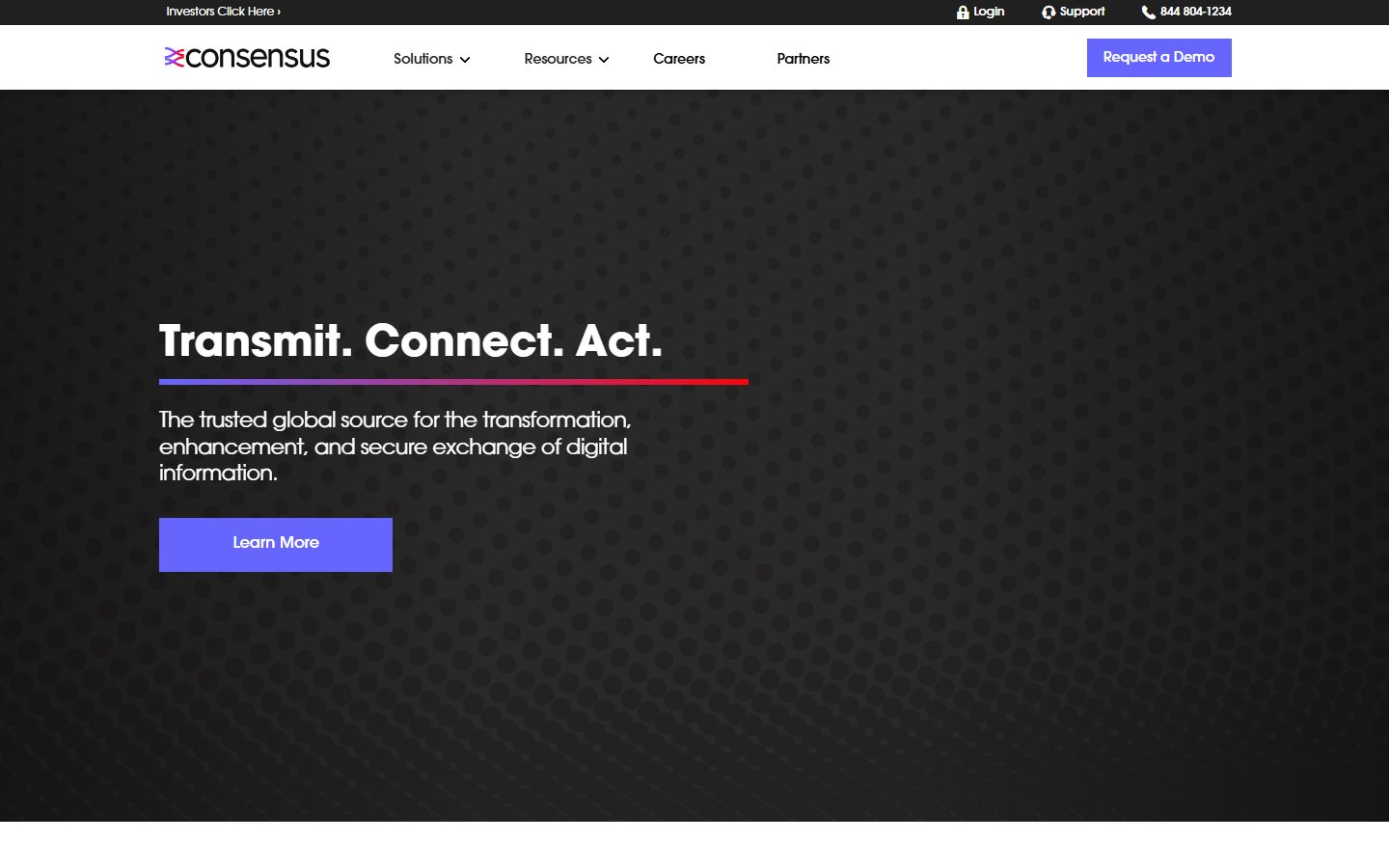 Consensus interface screenshot