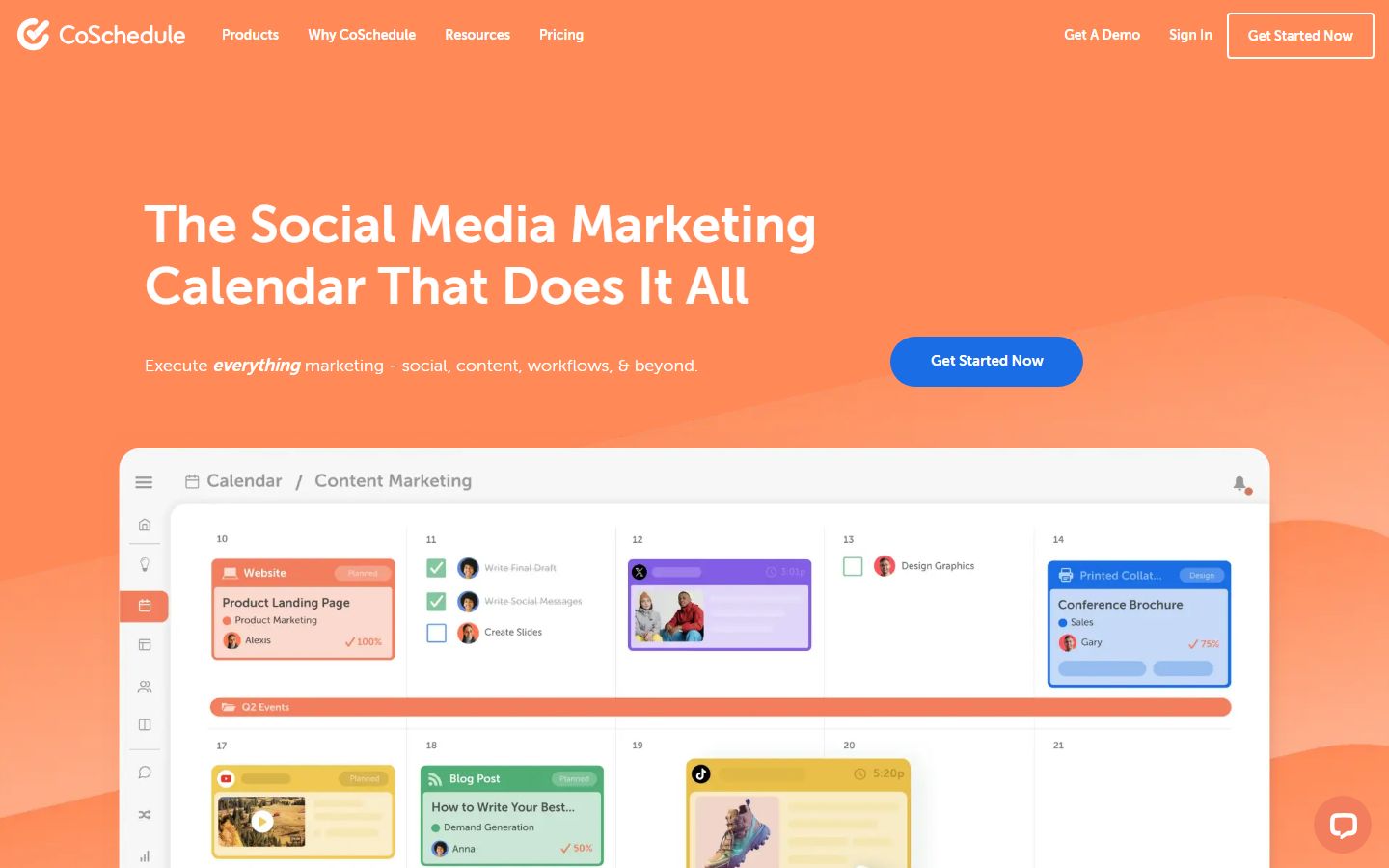 CoSchedule AI interface screenshot