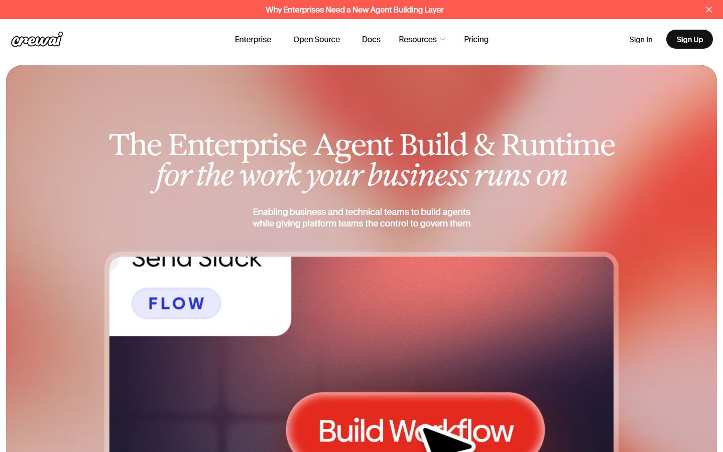 CrewAI interface screenshot