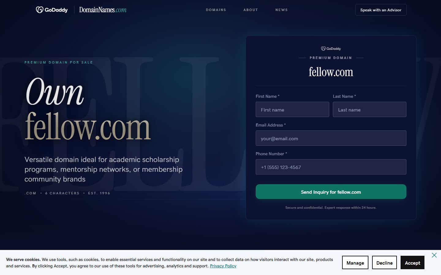 Fellow interface screenshot
