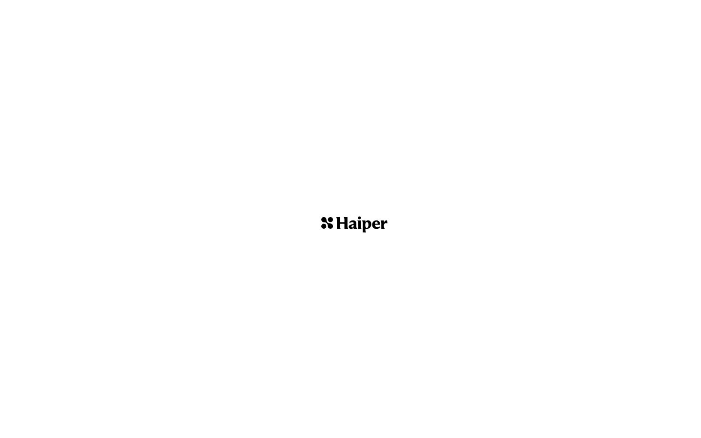 Haiper AI interface screenshot