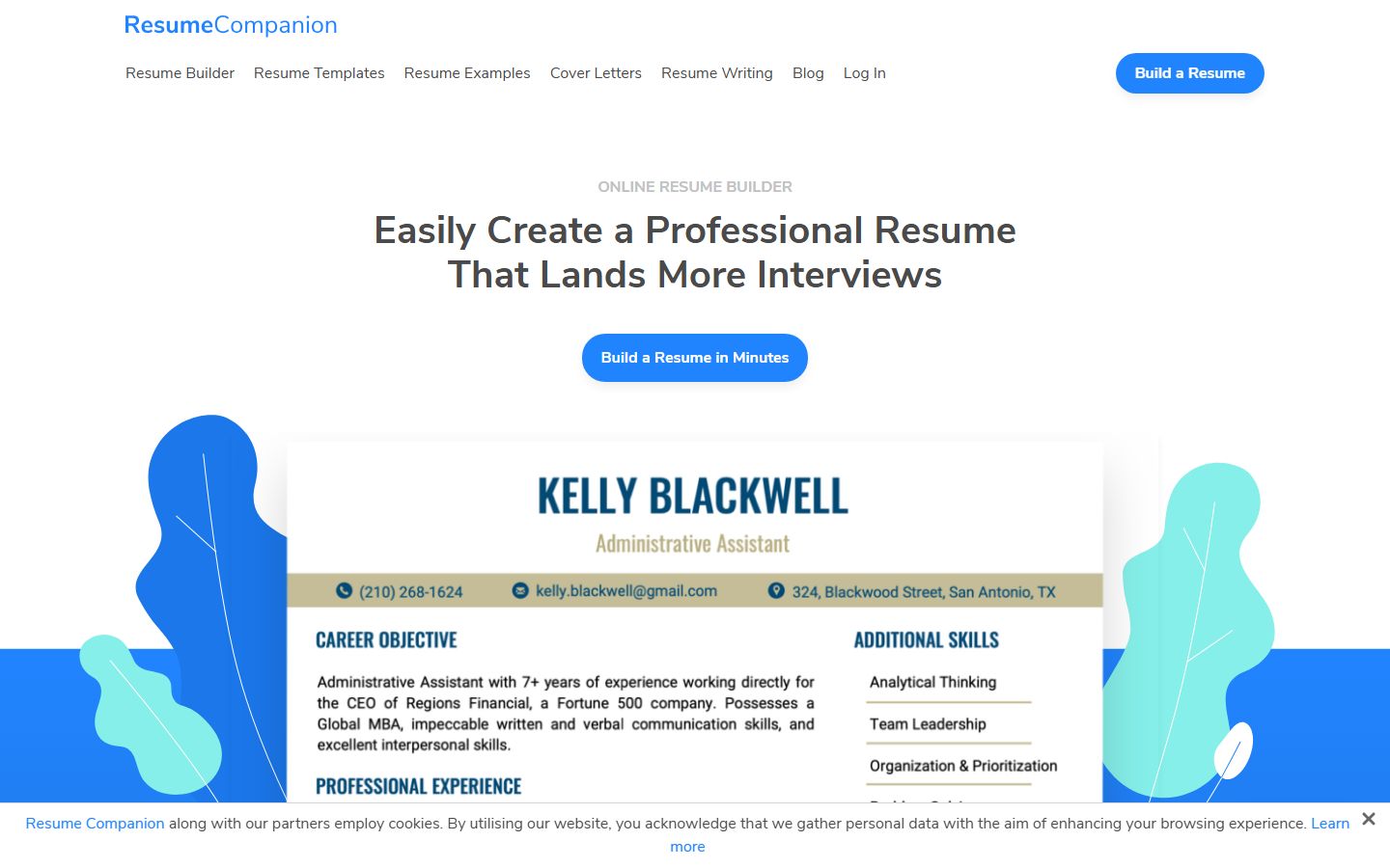 Resume Companion Pro interface screenshot