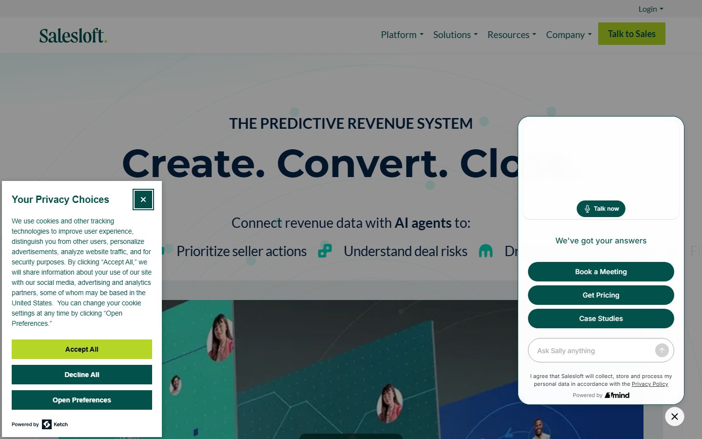 Salesloft interface screenshot