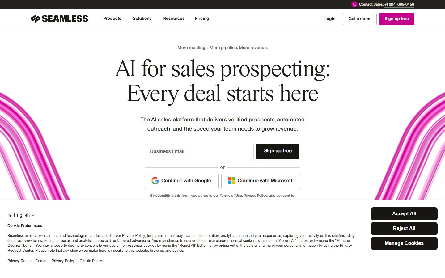 Seamless.ai interface screenshot