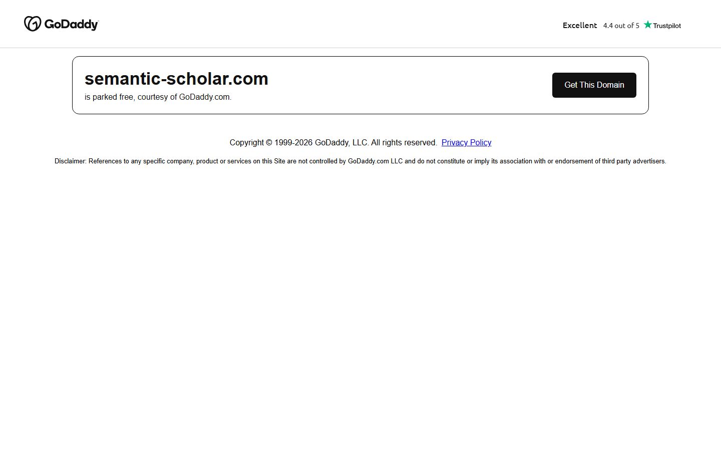Semantic Scholar interface screenshot