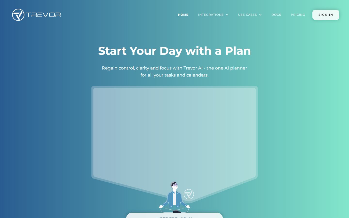 Trevor Planner interface screenshot